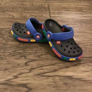 Crocs LEGO Toddler Black Size 6-7 Clogs Sandals